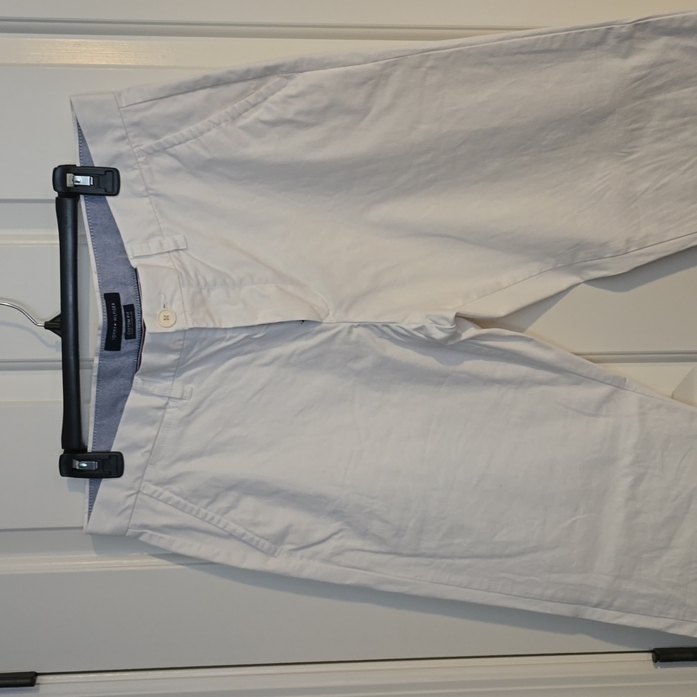 Men's Tommy Hilfiger White chino style pants 34×30